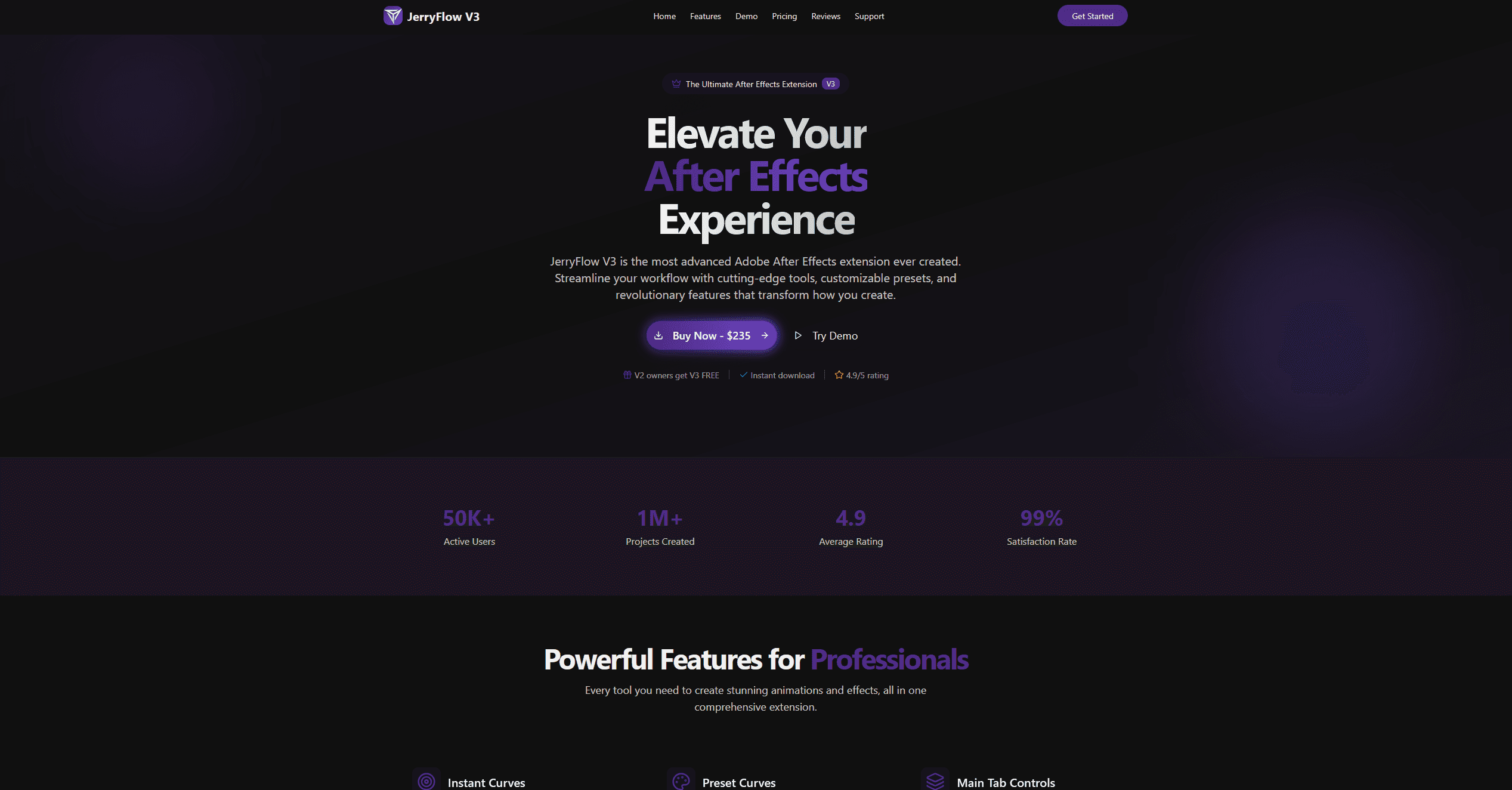 JerryFlow V3 Website